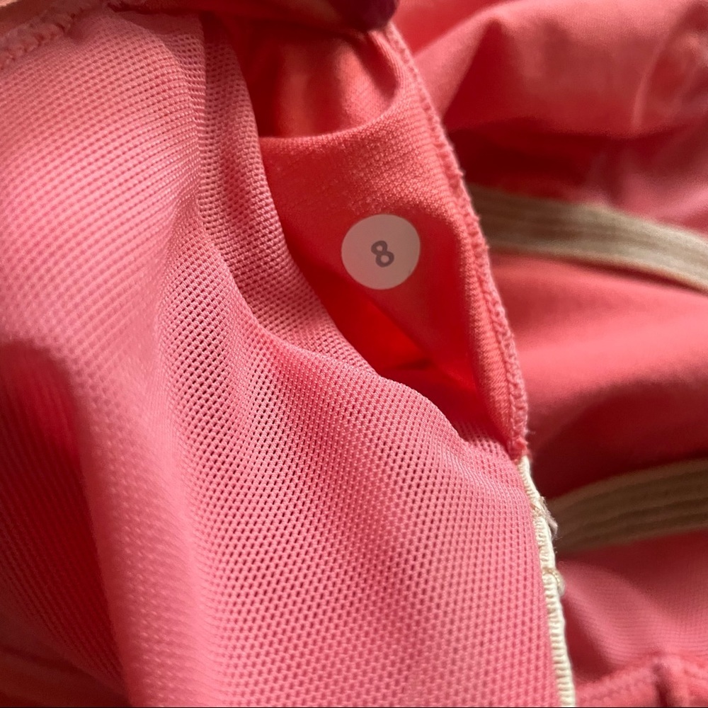 Lululemon coral pink tank top size 8 - Picture 10 of 12
